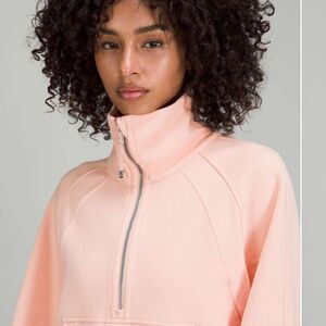 Lululemon Oversized Cropped Scuba Funnel Neck Sweatshirt